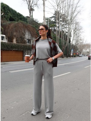 Esra Helvacı Modal Kısa Kol Eşofman Takım