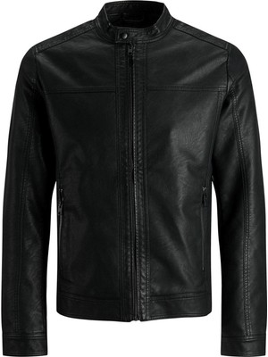Lufian Jack Jones Jcoshawn Tee Ss Crew Neck Noos Erkek Mont Black Bisiklet Yaka Orta Kalınlık Standart Kesim Özellikli 12182461