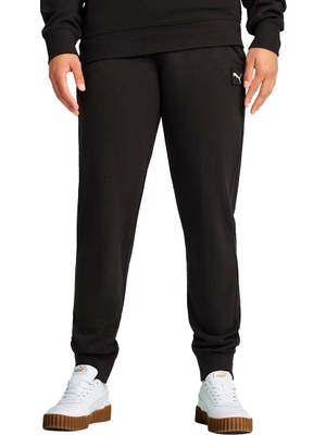 Puma Essentials Elevated Kadın Siyah Günlük Stil Eşofman Altı 69089901