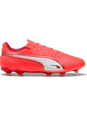 Puma King Match FG/AG Erkek Kırmızı Futbol Krampon 10831501 Yetişkin Kullanıma Uygun Şık Tasarım