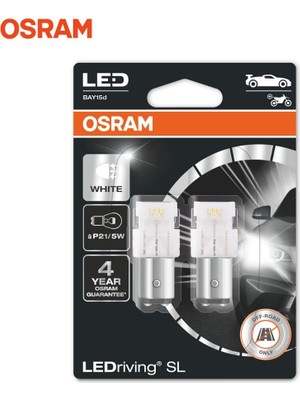Osram 12V 1016 Ampul LED 21/5W Çift Duylu (Beyaz) (2 Ad)