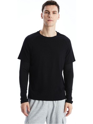 Lc Waikiki Xsıde Actıve Bisiklet Yaka Uzun Kollu Erkek Spor Tişört