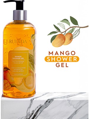 Ruiada Vitamin & Mineral Topçuklu Mango Duş Jeli 400 ml Bubble Shower Gel