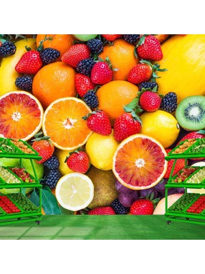 Manav Meyveler Fresh Duvar Kağıdı