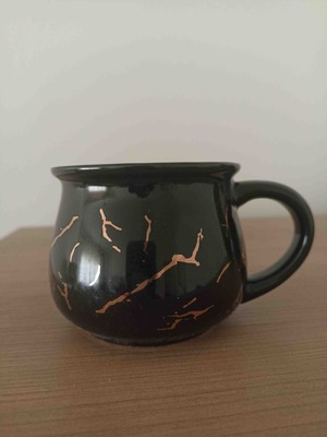 Volaconcept Yaldızlı Renkli Kupa Siyah