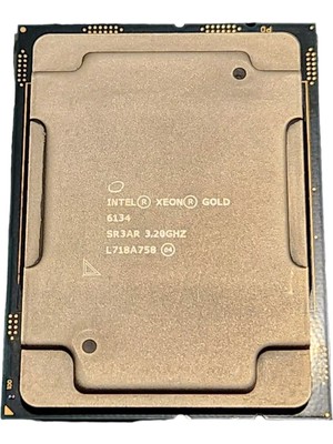 Intel Xeon Gold 6134 Cpu Işlemci Kutusuz Tray