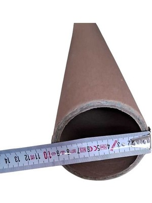 ÜN.K 3 Adet Karton Masura Karton Rulo Boy 1 Metre Iç Çap 9 cm Silindir Kutu Postüp Rulo
