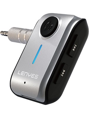 Lenyes LR207 Kablosuz Ses Alıcı Aux Bluetooth 5.3 Adaptör Gri
