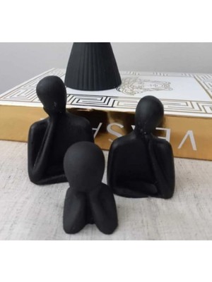 Hediyehanem Aile Biblo Dekor Aşk Sevgili Çocuk Hediyelik (2* 10X6X3.5 - 1 *6x3.5x3.5 )