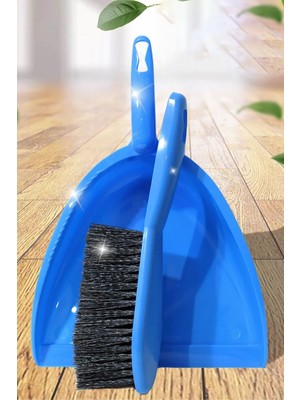 Süpürgeli Faraş Plastik Masa & El Faraşı Araç Içi Ev Süpürge Pratik Süpürge Seti