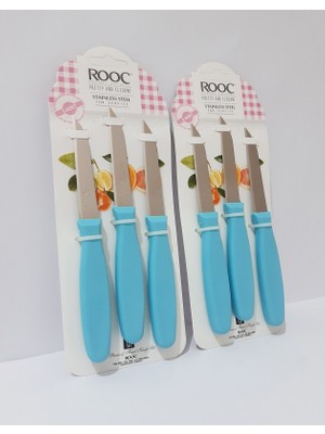 Meyve Bıçak 6 Adet Paslanmaz Çelik Keskin Meyve Sebze Bıçağı