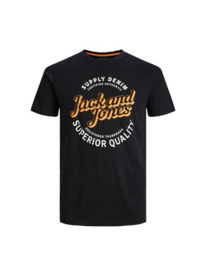 Jack & Jones 12235218 Noir - Vêtements T-Shirts & Polos