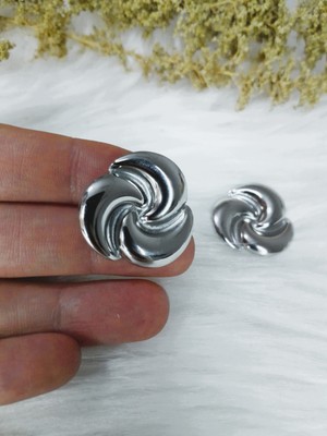 Stainless Steel Badelis Çelik Modern Tarz Silver Küpe