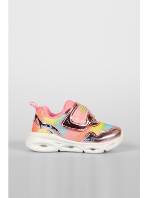 Vicco Işıklı Kız Bebek ve Çocuk Hafif Phylon Spor Ayakkabı