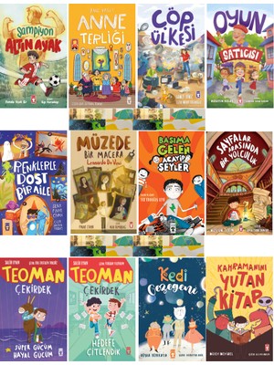 Anne Terliği Oyun Satıcısı / Şampiyon Altın Ayak / Çöp Ülkesi (12 Kitap)