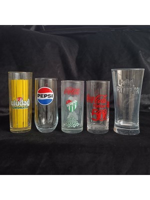 Emektar Eskiler Antika5 Farklı Koleksiyonluk Içecek Bardakları