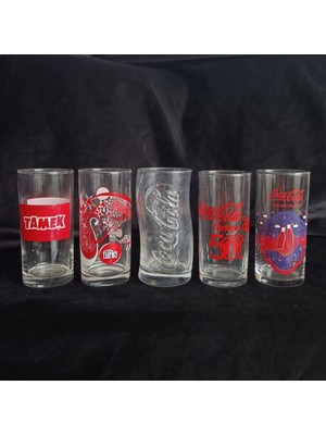 Antika Emektar Eskiler 5 Farklı Koleksiyonluk Içecek Bardakları