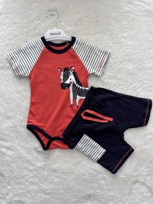 Nurcan Bebe Zebra Figürlü Badili Takım