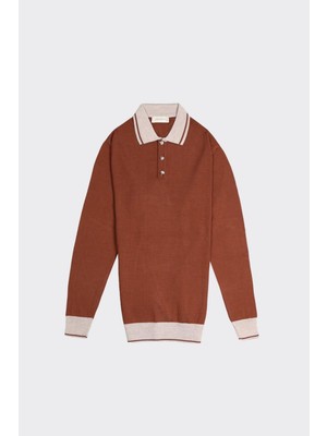 Erkek Düğmeli Polo Yaka TRIKO-KAX6703W