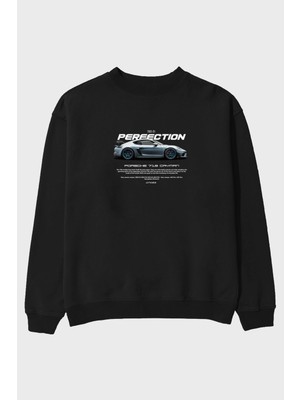 Ankhises Thıs Is Perfectıon Ön Baskılı Anime Oversize Sweatshirt Erkek Kadın Unisex