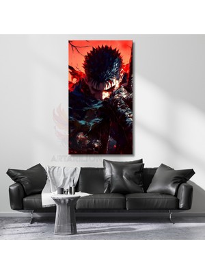 Artarilion Kanvas Anime Tablosu Guts Berserk Temalı Dijital Baskı Kanvas Tablo Oyuncu Odası Tablosu