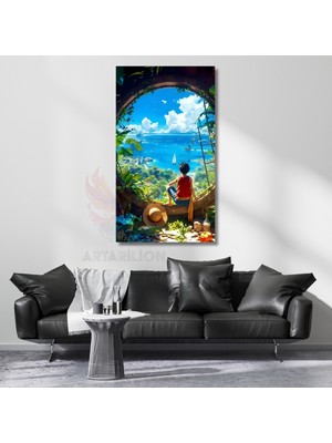 Artarilion Kanvas Anime Tablosu One Piece Kanvas Hd Dijital Baskı Tablo Salon Tablosu