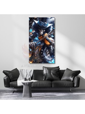 Artarilion Kanvas Tablo Brook One Piece Kanvas Tablo Anime Tablosu