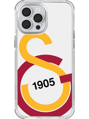 iPhone 13 Pro Max Uyumlu Galatasaray Büyük Logo Şeffaf Lisanslı Telefon Kılıfı