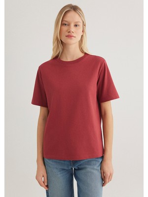 Mavi Kırmızı Basic Tişört 1600965-70450