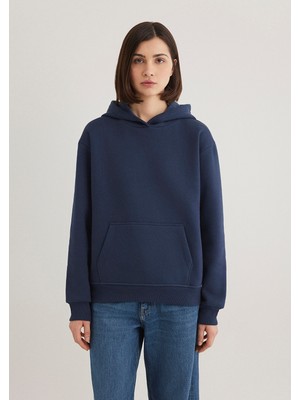 Mavi Kapüşonlu Lacivert Basic Sweatshirt 167299-70488