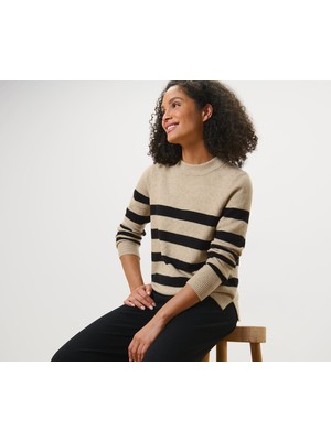 Tchibo Çizgili Örgü Kazak