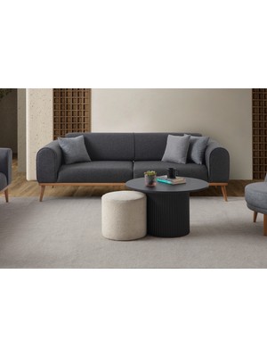 Edsy Home Rebul 3+3+1+1 Koltuk Takımı Antrasit