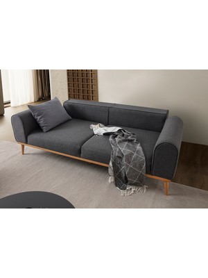Edsy Home Rebul 3+3+1+1 Koltuk Takımı Antrasit