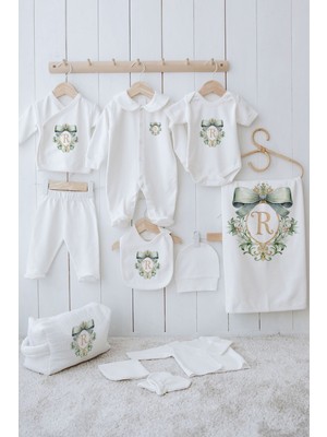 Tuğba Kuğu Organik 11'li Hastane Çıkışı - Green Royal Series - R Harfi