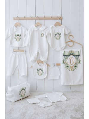 Tuğba Kuğu Organik 11'li Hastane Çıkışı - Green Royal Series - Ü Harfi