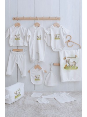 Tuğba Kuğu Organik 11'li Hastane Çıkışı - For Baby - Kelebekle Kuzu