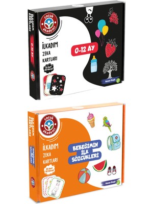Bebeğimin Ilk Sözcükleri ve 0-12 Ay Ilk Adım Zeka Kartları