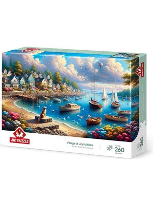 Art Puzzle Mutlu Yelkenler Kasabası 260 Parça Puzzle