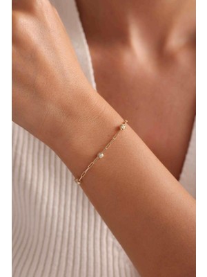 Tufanlar Kuyumculuk 14 Ayar Altın Dorikalı Ataç Bileklik