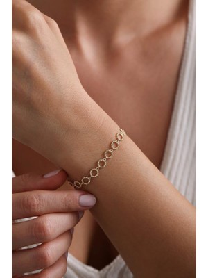 Tufanlar Kuyumculuk 14 Ayar Altın Halka Bileklik