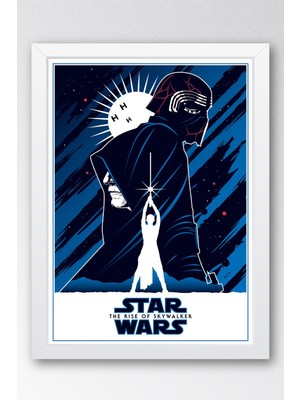 Star Wars Çerçeveli Tablo - Uzay Savaşları Fim Posteri Tablo