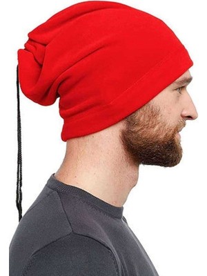 Polar Unisex Ipli Bere ve Boyunluk Kırmızı