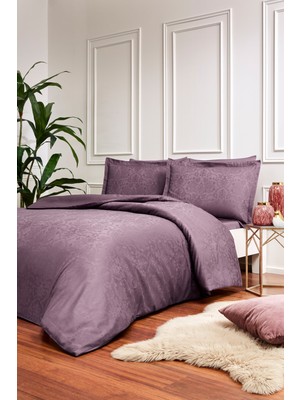 Özdilek Ornament Çift Kişilik Jakarlı Saten Nevresim Takımı