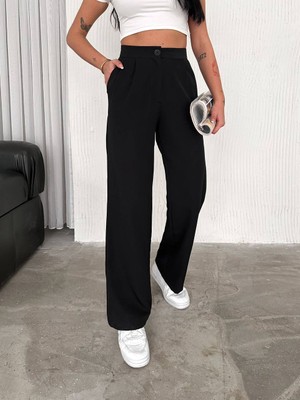 Noa Noa Tek Düğmeli Plazzo Pantolon