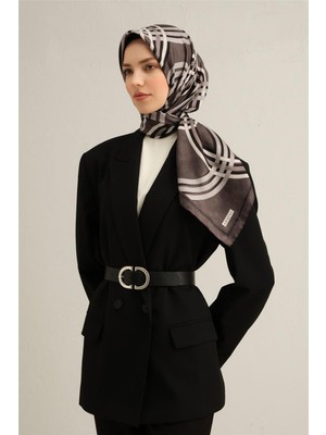 Armine Etnik Desenli Saf İpek Sura Eşarp 9338 85