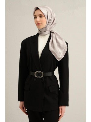 Armine Çiçek Desenli Saf İpek Sura Eşarp 9332 82