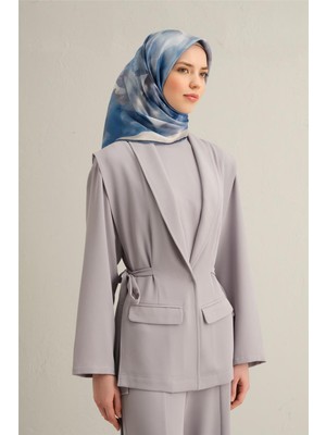 Armine Çiçek Desenli Saf İpek Sura Eşarp 9316 38