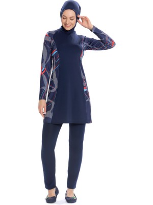 REMSA Likralı Tam Kapalı Tesettür Mayo 266 02 Lacivert