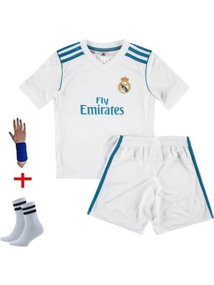Beyaz Ronaldo Çocuk Takımı 4 Parça 2018 Real. Madridd.