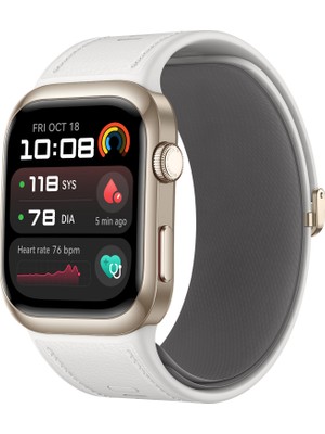 Huaweı Watch D2 – Altın Beyazı Kompozit Deri